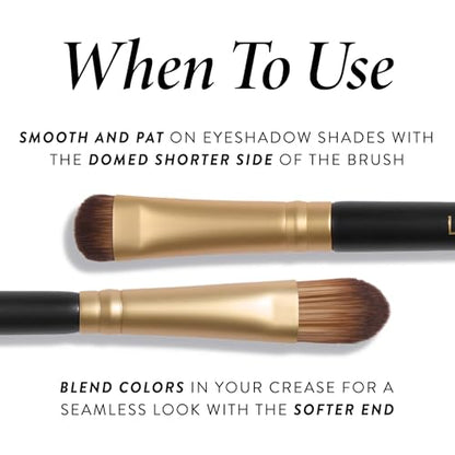 LAURA GELLER Makeup Brushes - 14 Dual-Ended Eyeshadow Brush, Cruelty-Free - style: 14 Dual-Ended Eyeshadow Brush