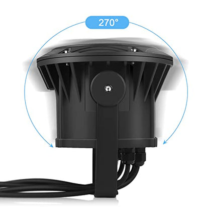 U`King LED Par Lights IP67 Waterproof Stage Lights, DMX512 Sound Activated Control RGBW Lights for Outdoor Concert Club KTV Music Show Garden Wedding
