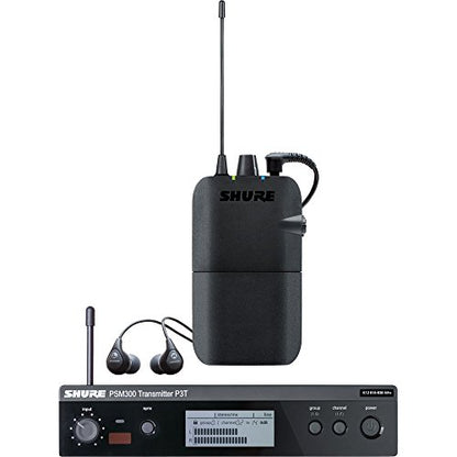 Shure PSM300 P3TR112GR Wireless In-Ear Personal Monitoring System with SE112 Earphones - J13 Band - size: Single, style: J13 Band (566-590 MHz)