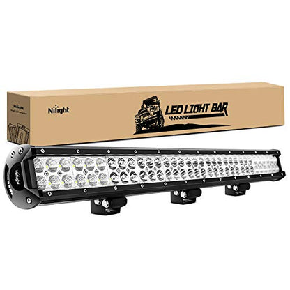 Nilight - 60009C-A 31" 198W Led Light Bar Flood Spot Combo Off Road Work Light Driving Fog Lights for SUV Boat 4x4 Jeep Lamp,2 Years Warranty - size: 31" 198W Combo Light Bar