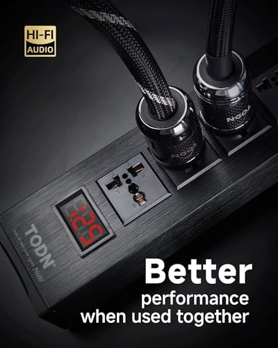 TODN Audio Power Conditioner for Studio - CE-EMC/LVD Certified - N600 | Clean up Power/Noise Reduction/Surge Protection/Improved Performance - size: PC-N600-MAX