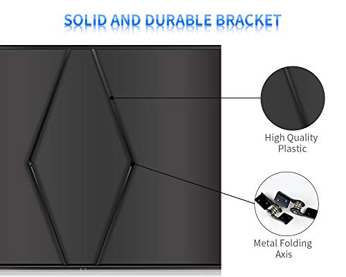 Cocar P1-SN50 50 inch Portable Projection Screen for Mini/Professional LED/LCD/DLP Projector Self Standing Pull-Out Style Indoor Outdoor Home Cinema - 4:3/16:9 Compatiable - size: 50" Screen 4:3