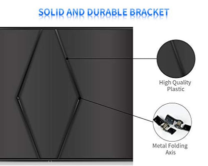 Cocar P1-SN50 50 inch Portable Projection Screen for Mini/Professional LED/LCD/DLP Projector Self Standing Pull-Out Style Indoor Outdoor Home Cinema - 4:3/16:9 Compatiable - size: 50" Screen 4:3