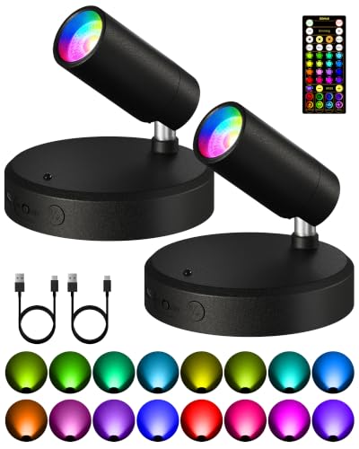 EZVALO RGB Indoor Spotlights, LED Accent Lights, Plant Uplights