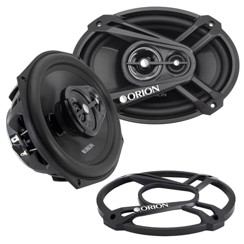 ORION Cobalt CB693 6x9 3-Way Coaxial Car Speakers, 320W Pair | 3-Way Full Range Audio, Enhanced Bass, Durable Construction, Grills Included - style: 6x9" 320 Watts