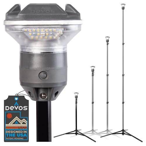 Devos Outdoor LightRanger 1200 - High-Performance LED Tripod Lantern with Adjustable Height, 9 Feet Tall with 1200 Lumens Brightness, and Long Battery Life. - color: LightRanger 1200
