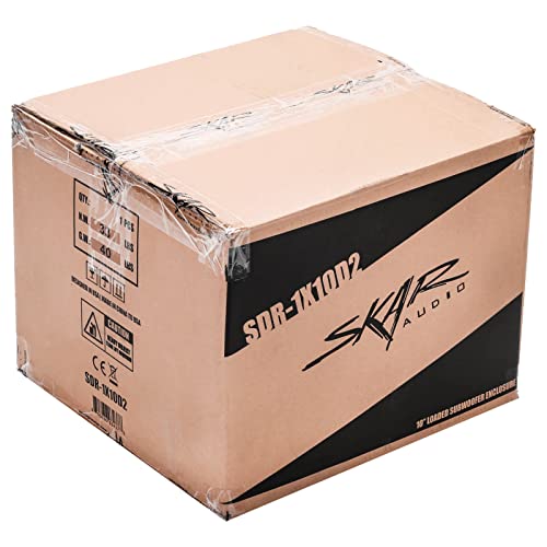 Skar Audio Single 10" 1200W Loaded SDR Series Vented Subwoofer Enclosure | SDR-1X10D2 - size: Single 10" D2 Loaded Enclosure