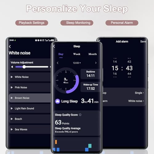 Sleep Earbuds Bluetooth 6.0 in Ear, 2026 New Mini Sleep Headphones with Sleep Monitor and APP, Sleepbuds for Side Sleepers, 48H Playtime Sleep Earphones with Small Earplugs, B-Rose Gold