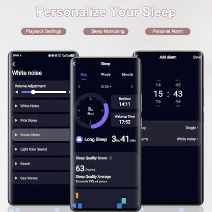 Sleep Earbuds Bluetooth 6.0 in Ear, 2026 New Mini Sleep Headphones with Sleep Monitor and APP, Sleepbuds for Side Sleepers, 48H Playtime Sleep Earphones with Small Earplugs, B-Rose Gold