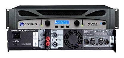Crown XTi6002 Two-channel, 6000-Watt at 4Ω Bridged, 2100-Watt at 4Ω Dual Pro Power Amplifier. Black and Silver - size: 2100-Watts