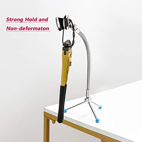 13" Gooseneck for Microphone,HONSETY Multifunction DIY Universal Metal Hose,Chrom - color: Chrome, size: 13"