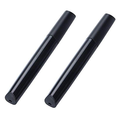 Portable Travel Toothbrush Case, Plastic Container Toothbrush Holder Brushes Box Breathable Design with Air Hole More Toothbrush Tube Container for Home Daily Business Use (2 Black) - color: 2 Black