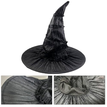 Wakejoy Witch Costume Women Black Nail Gloves Green Halloween Costumes
