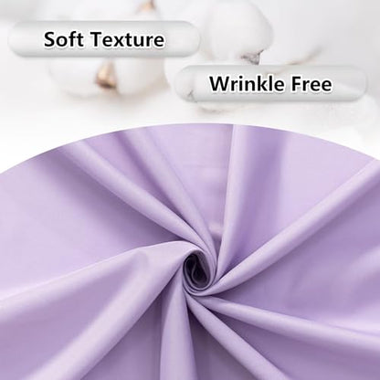 MEETSKY Purple Backdrop Curtains,Wedding Backdrop Drapes,5ft x 7ft,2 Panels | Wedding party backdrops curtains,lavender photo backdrop,fabric background curtains,rod pocket,boy girl baby shower - color: Light Purple, size: 60"W x 84"L (Pack of 2)