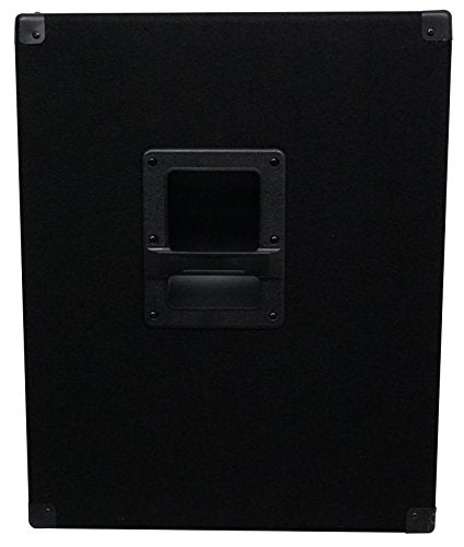 Rockville SBG1184 18" 1000W Pro DJ Subwoofer Bundle with WH4 Caster Wheels | Passive, 4 Ohm, SpeakON/1/4" In/Out, 500W RMS, 96dB, Pole Mount, Dual Ported MDF, 3" Locking Swivel Steel Wheels, 2-Items