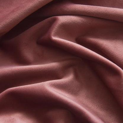 Roslynwood Velvet Dusty Rose Curtain 84 inch Long - Curtains Block Light Rod Pocket Thermal Insulated Window Drapes Set for Living Room/Bedroom/Dining Room, W52 x L84, 2 Panels - color: Dusty Rose, size: 52"W x 84"L (Pack of 2)