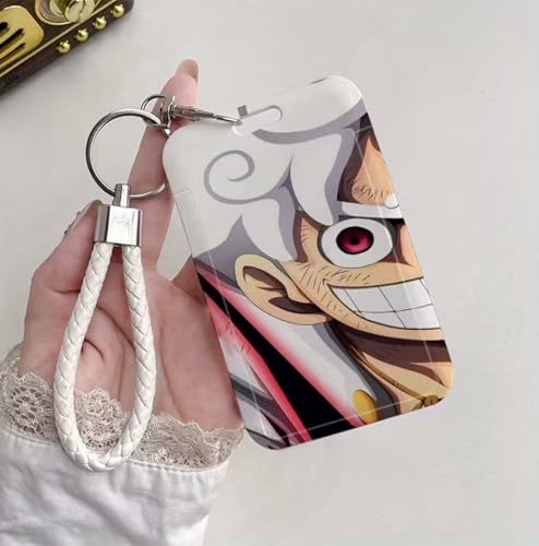 4 Pcs Cute Anime Retractable Badge Reel Holders – Clip-On ID Badge Holders with Keyring & 24” Cord Extension – Fun Animal Nurse & Office Badge Reels for Teachers, Students & Professionals