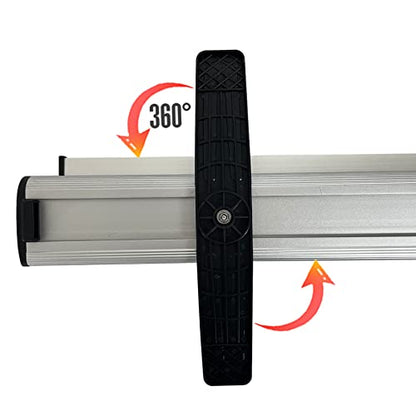 NANYANG 31 ½"x80 Heavy Duty Retractable Roll Up Banner Stand，for business trade show,store sign display Stand with Padded Canvas Bag (Stand Only) - size: 31 ½"x80"