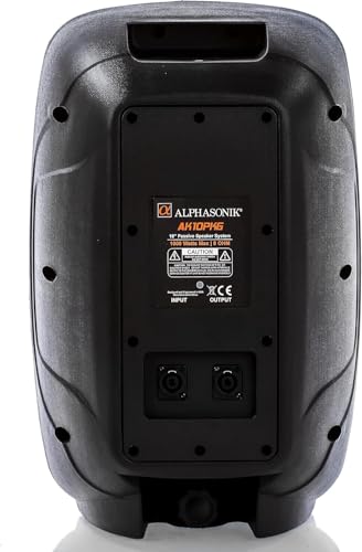 Pair Alphasonik All-in-one 10" Powered 1000W PRO DJ Amplified Loud Speakers with Bluetooth USB SD Card AUX MP3 FM Radio PA System LED Lights Karaoke Mic Guitar Amp 2 Tripod Stands Cable and Microphone