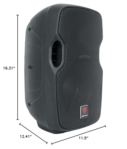 Rockville BPA10 10" Pro Powered DJ PA Speaker, w Bluetooth, 2-Pack