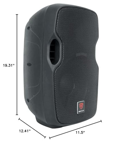 Rockville BPA10 10" Pro Powered DJ PA Speaker, w Bluetooth, 2-Pack