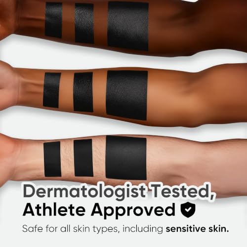 Blue Squid PRO Eye Black Anti Glare Sports Stick for Football, Baseball Accessories, Softball Stuff, Black Face Paint Stick - Waterproof Body Paint Baseball, Softball Hypoallergenic Non-Toxic 2 pack - color: Eye Black