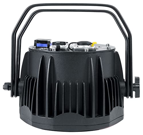 Rockville Best PAR H2O Outdoor RGBWA+UV Battery Par Light 4-Pack with Bags | 4-18-Hour Rechargeable Battery, 7500mAh, Wireless DMX, IPX54 Water Resistant, 2 RLB40 Travel Bags, DJ Lighting, 6-Items