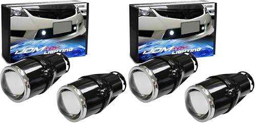 iJDMTOY 2.25-Inch Projector Fog Light Lamps Compatible With Most Car SUV Truck Bike Add-On or Retrofit DIY (Pack of 2) - size: 2.25-Inch (Pack of 2)
