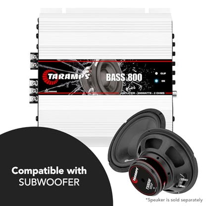 Taramps BASS 800 2 Ohms 800W RMS Monoblock Subwoofer Car Audio Amplifier