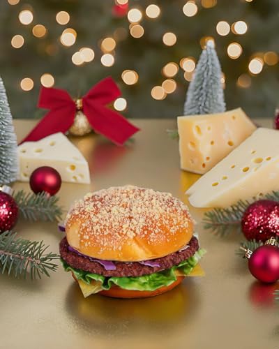 Artificial Hamburger Faux Burger Realistic Fake Food Bread Model