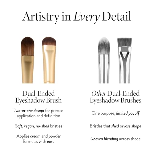 LAURA GELLER Makeup Brushes - 14 Dual-Ended Eyeshadow Brush, Cruelty-Free - style: 14 Dual-Ended Eyeshadow Brush