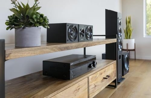 Sony SSCS8 2-Way 3-Driver Center Channel Speaker - Black, 4 Bookshelf Speaker System | 4 Bookshelf Speaker System, 2-way, 3-speaker bass-reflex system, 4 Foamed-Mica - style: SSCS8