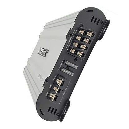Audiobank 4 Channels 1000 WATTS Bridgedable Car Audio Stereo Amplifier P1004 Heavy-Duty Aluminum Alloy Heatsink | Class A-B Operation Remote On/Off Circuit