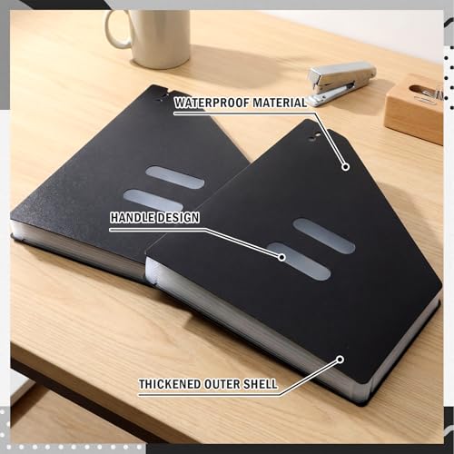 AmazingSpark 2 Pcs Clipboard Holder 13 Slots Accordion Expanding Clipboard Stand Vertical Clipboards Storage Holder Desk File Paper Magazine Desk Accessory Organizer for Home and Office