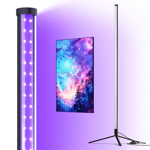 Barrina T10 Vertical Standing UV LED Black Light Fixture,4FT 42W, 385-400nm - size: 4 Feet