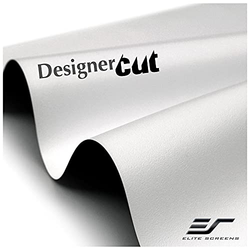 Elite Screens Designer Cut 135" Diag. 16:9, 8K 4K Ultra HD Matte White DIY Raw Projector Screen Material, Black Backed Projection Screen, RM-135H-CWHITEUHDB - color: Standard/Short Throw/UHD/HD Projectors, size: 135", style: Matte White