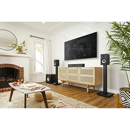 Polk Audio Monitor XT12 12" Powered Subwoofer, Deep Bass (Midnight Black) - style: 12" Subwoofer (XT12)