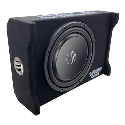 ORION CDF12 Cobalt 12" Passive Down-Firing Subwoofer Enclosure, 1500W Max | 1500W Max, 500W RMS, Down-Firing, Shallow Mount, Slim Sealed, Air-Tight - style: 12 Inch - 1500 Watts Passive
