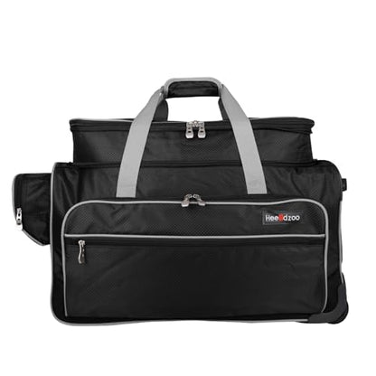 Dance Bag with Garment Rack,23inch Dance Competition Garment Bags with Clothes Rack,Suitcase,Rolling Duffle for Travel, Wheeled Drop-Bottom Upright Luggage Closet Suitcase(Expand-Grey) - color: 23inch Expand-Grey