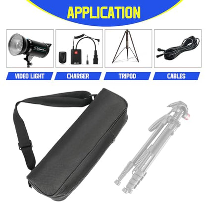 Tripod Carrying Case - 24.8 in x 5.9 in x 5.9 in - 600D Oxford Tripod Carrying Case Bag with Strap for Light Stands, Boom Stand, Tripod - size: 24.8 in x 5.9 in x 5.9 in