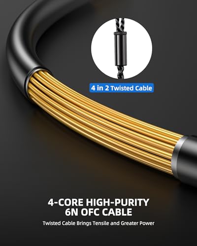 LEKATO H5 Headphones In Ear Monitors Hybrid Hifi IEM Earphones for Musicians Singers Detachable 2Pin Cable 1BA+1DD Wired Gaming Earbuds Professional Deep Bass Sound Isolating (Without Mic, Clear Dark)