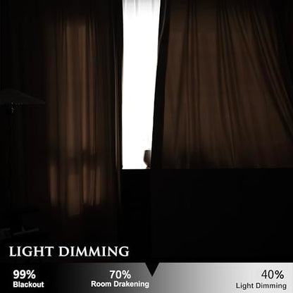 StangH Taupe Velvet Curtains 96 Inches Long 2 Panels Luxury Elegant Drapes | Extra Long Drapes for High Ceiling, Modern Office Window Coverings, Room Darkening Privacy Treatment, W52 x L96 - color: Taupe, size: 52"W x 96"L (Pack of 2)