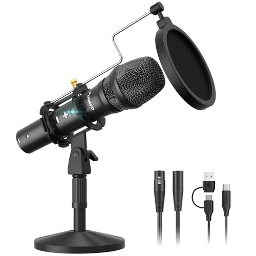 MAONO HD300T USB/XLR Dynamic Podcast Microphone for PC & Audio Interface