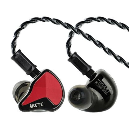 Linsoul ZiiGaat x Fresh Reviews Arete II 2nd 1DD+4BA Hybrid in Ear Monitor - color: Red