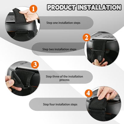 Wireless Microphone Case, Dual Microphone Holder & Mic Bag, Compatible with JBL Wireless Two Microphone System & JBL Partybox 110/120/310/320/710, Protective Cover for Handheld Mics - Bag Only