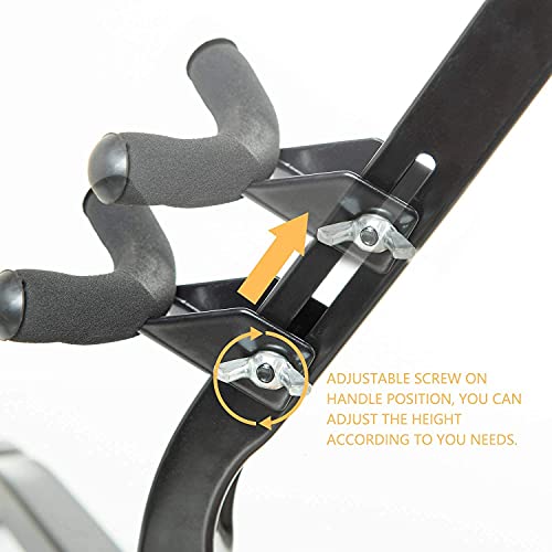 Folding Saxophone Stand for Alto Sax, Alto Tenor Sax Stand, Adjustable Metal Triangle Base Design Saxophone Holder Rack Portable Musical Instrument