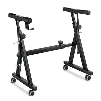 Donner Keyboard Stand, Z-style Heavy-Duty Piano Stand, Adjustable and Portable Piano Keyboard Stand, Suitable for 54, 61 and 88 Keys Electric Keyboards Digital Pianos - size: Z-style Fixed