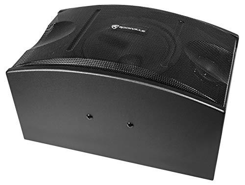 Rockville KPS10 10" 3-Way Karaoke Speaker Pair Bundle with RVSS2 Stands