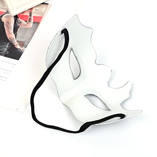 Masquerade Mask for Men Women Couple, Venetian Carnival Mask for Mardi Gras, Halloween, Party Prom Ball Costume - color: Black