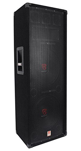 Rockville RSG12.2 Dual 12" 3-Way 4-Ohm Passive DJ/Pro Audio PA Speaker - style: Dual 12" - 4 Ohm